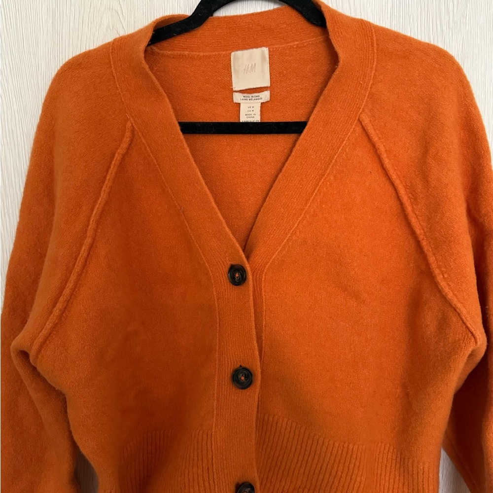 H&M Wool Orange Sweater